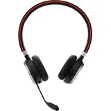JABRA Evolve 65 SE UC Duo (Kabellos, USB-A), Office Headset, Schwarz