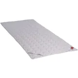 HEFEL Pure Cotton Unterbett Matratzenauflage 100% Baumwolle Wabensteppung 450 g/m2 200 x 200 cm weiß