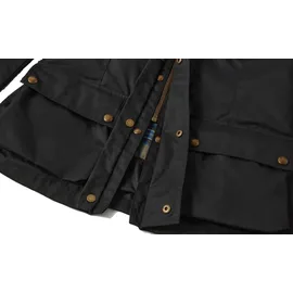 Belstaff Trialmaster Motorrad Wachsjacke Schwarz 2XL