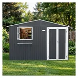 Muskel Gartenhaus 7,19 m2 2,65 x 2,70 m Grau