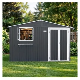 Muskel Gartenhaus 7,19 m2 2,65 x 2,70 m Grau