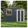 Muskel Gartenhaus 7,19 m2 2,65 x 2,70 m Grau