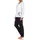 Normann Wäschefabrik Süsser Damen Schlafanzug langarm Pyjama mit Katze als Motiv, Hose in Tupfen Optik | weiss | 48-50