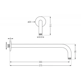 Mexen Kai DR70 Unterputz-Badewannen-/Brausegarnitur Schwarz 77602DR70301-70