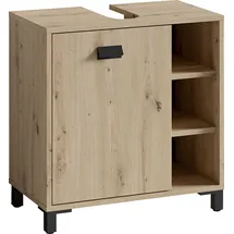 byLIVING Waschbeckenunterschrank Wellness 60 x 62 cm Beige