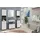 xonox.home Hochschrank Scout 37 x 31 x 191 cm Rauchsilber/Weiß