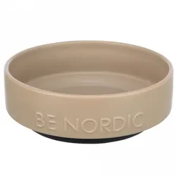 Trixie BE NORDIC Keramiknapf für Hunde - taupe/0,5l