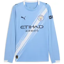 Puma Manchester City 25/26 Langarm-Heimtrikot Herren PUMA weiß|blau M