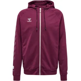 hummel MOVE Grid Kapuzenjacke Herren 3506 grape wine 3XL