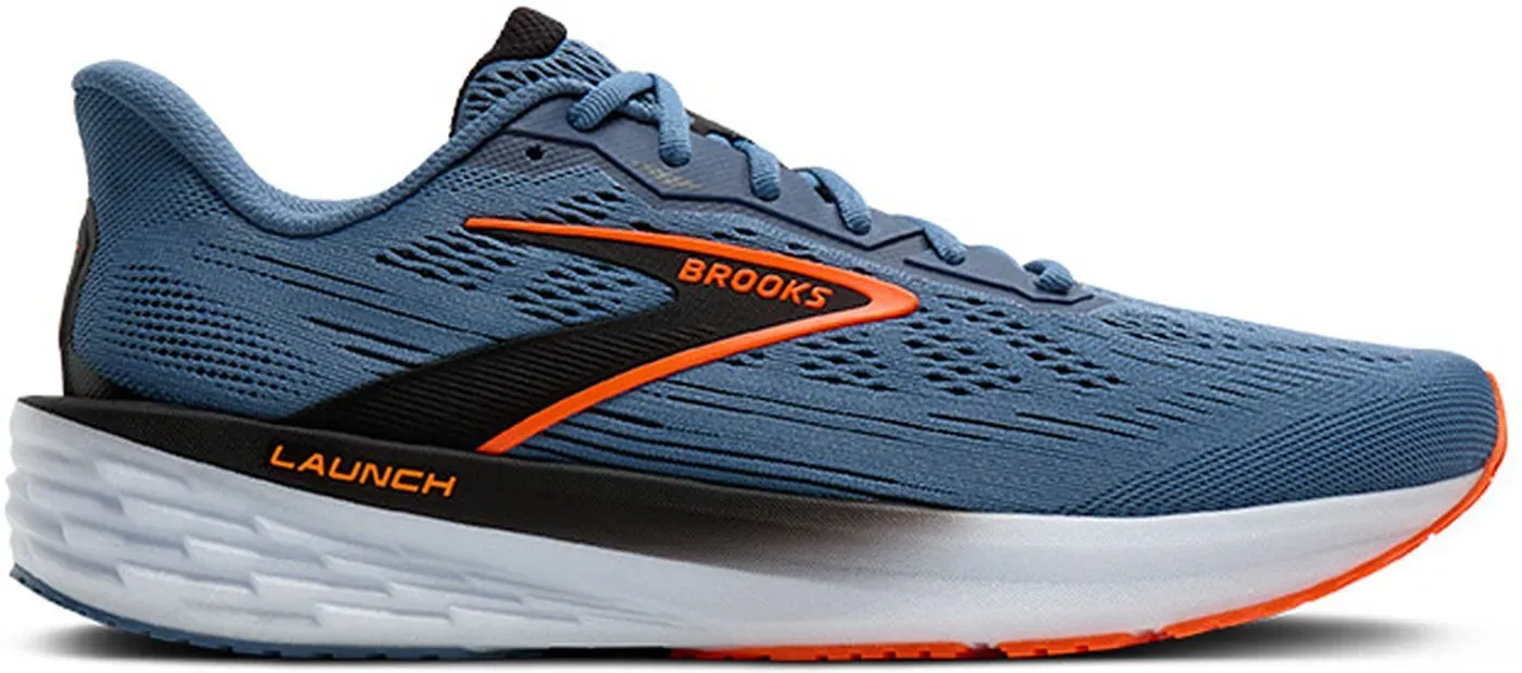Brooks Launch 12 Porcelain/Blue Coral/Pink, Porcelain/Blue Coral/Pink, 46.5