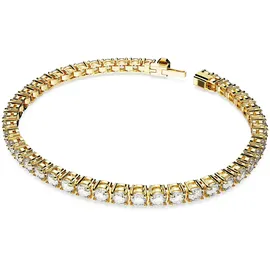 Swarovski Matrix Tennis Armband, Gold 5657665 Größe ONE SIZE