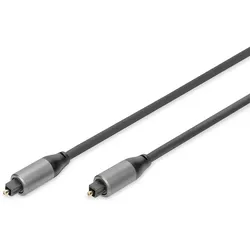 DIGITUS Toslink - Verbindungskabel, Toslink auf Toslink, 1m