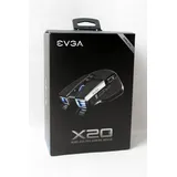 EVGA X20 Gaming Mouse, Wireless, Grey, Customizable, 16,000 DPI, 5 Profiles, 10 Buttons, Ergonomic 903-T1-20GR-K3