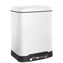 5 five simply smart Abfalleimer 6 l Weiß