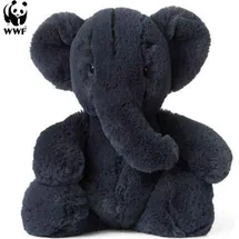 WWF Cub Club - Ebu der Elefant (anthrazit, 29cm) Kuscheltier Stofftier für Kleinkinder Elephant