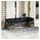 vidaXL Gartensofa-Set 7-tlg. grau