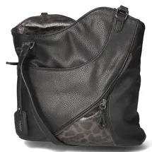 Rieker H1025-01 Handtasche Synthetik Damen in schwarz-kombi - Gr. S - S