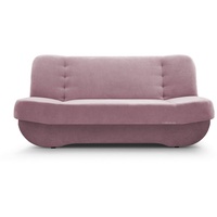 moeblo Schlafsofa Pafos, Sofa Kippsofa Klappsofa Click-Clack, Couch Polstermöbel Sitzmöbel Wohnzimmermöbel 2-Sitzer-Sofa Stoffsofa, mit Relaxfunktion rosa