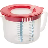 Dr. Oetker Mess- und Rührbecher 2,2 L, mit Spritzschutz,