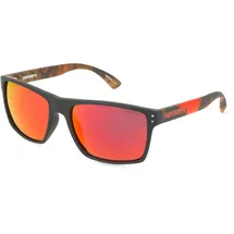 Superdry SD Kobe Herren-Sonnenbrille Vollrand Quadratisch Kunststoff-Gestell, schwarz