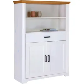 Interlink Vitrine Maluno 117,2 x 41 x 163 cm Weiß