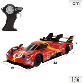 MAISTO TECH RC-Auto Ferrari 499P LMH 2023 1:16 RTR rot, mehrfarbig