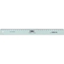 Möbius + Ruppert M + R Lineal STRONG + FLEXIBLE 30,0 cm, glasklar