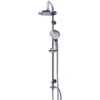 RIDDER Duschset Regendusche und Massage-Duschkopf Bahamas Chrom 91440 Ridder