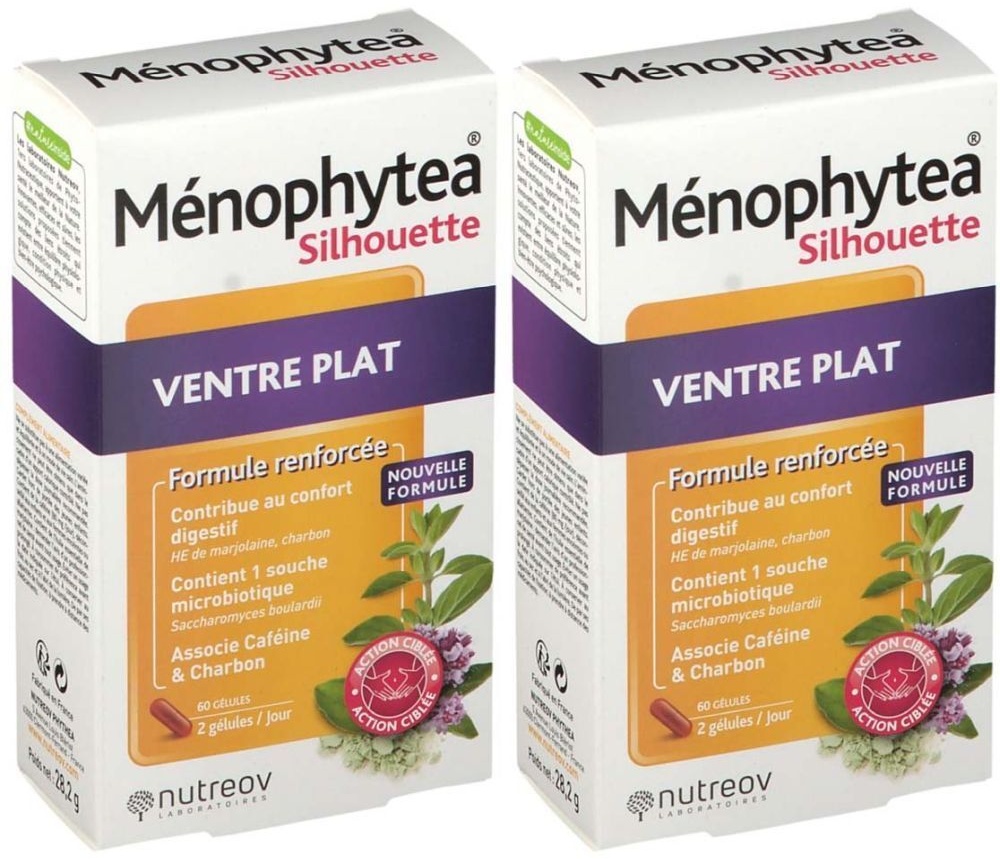 Nutreov Ménophytea® Silhouette Ventre Plat 2x60 pc(s) comprimé(s)