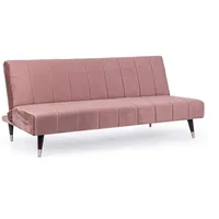 Bizzotto Schlafsofa Alma aus Samt rosa