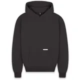 bazix republiq Super Heavy Blank Hoodie - Braun - S
