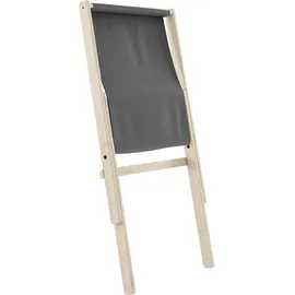 Karup Design »Boogie OUT, Klappstuhl inklusive gepolsterte Sitzauflage«, 1 St.), Sitzauflage: schnelltrocknend, wasserabweisend, Gestell aus Massivholz, grau