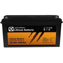 Liontron Lithium Chrom Nickel Mangan Cobalt 25,6V Batterie 100Ah mit BMS