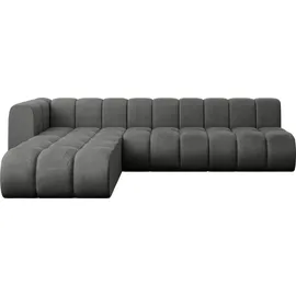 altdecor Ecksofa modulares Sofa Darnel-L2 - 296x177x70 cm Dunkelgrau