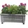 KHW Calypso Pflanzkasten 79 x 35 x 33 cm Grau