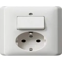 Gira Schuko-Steckdose Unterputz Weiß 1 St.