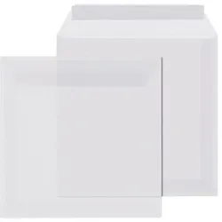 ÖKI 50er-Pack Briefumschläge - quadratisch - ohne Fenster weiß, 22x22 cm