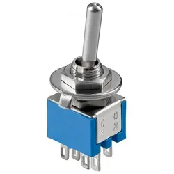 Subminiatur Kippschalter, 6 Pin, 2x EIN-EIN