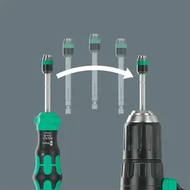 WERA Kraftform Kompakt 25 RA-R Bit-Schraubendreher 6-tlg. mit Tasche
