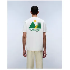 Napapijri Yose Kurzarm-t-shirt - White Whisper - XL