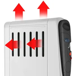 Taurus Alpatec Taurus Ölradiator mit Luftbefeuchtung TUAREG 1500 W