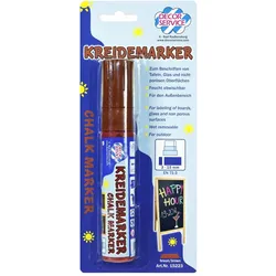 1x Kreidemarker braun Schreibbreite 3-15mm