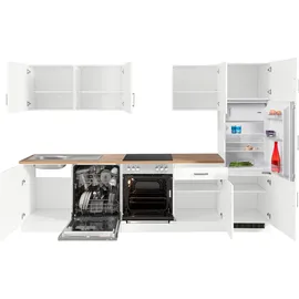 kochstation Küchenzeile KS-Tinnum 300 cm weiß