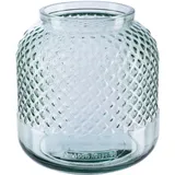 creativ home Dekovase CREATIV HOME "Vase", grün, H:19cm Ø:19cm, Vasen, mit durchbrochenem Design