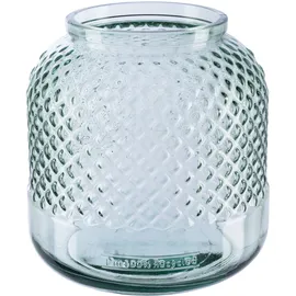 creativ home Dekovase CREATIV HOME "Vase", grün, H:19cm Ø:19cm, Vasen, mit durchbrochenem Design