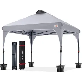 luxuskollektion Faltpavillon 3 x 3 m Grau