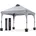 luxuskollektion Faltpavillon 3 x 3 m Grau