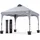 luxuskollektion Faltpavillon 3 x 3 m Grau