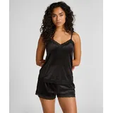 Hunkemöller Pyjama-Shorts Schwarz L