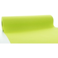 Sovie HORECA Linclass Airlaid Tischdeckenrolle Lime - Tischdecke 120cm x 25m - Einfarbige Papiertischdecke Rolle - Ideal für Party & Hochzeit